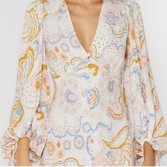 Ted Baker Thelia Exaggerated Sleeve Mini Dress - Picture 3 of 13